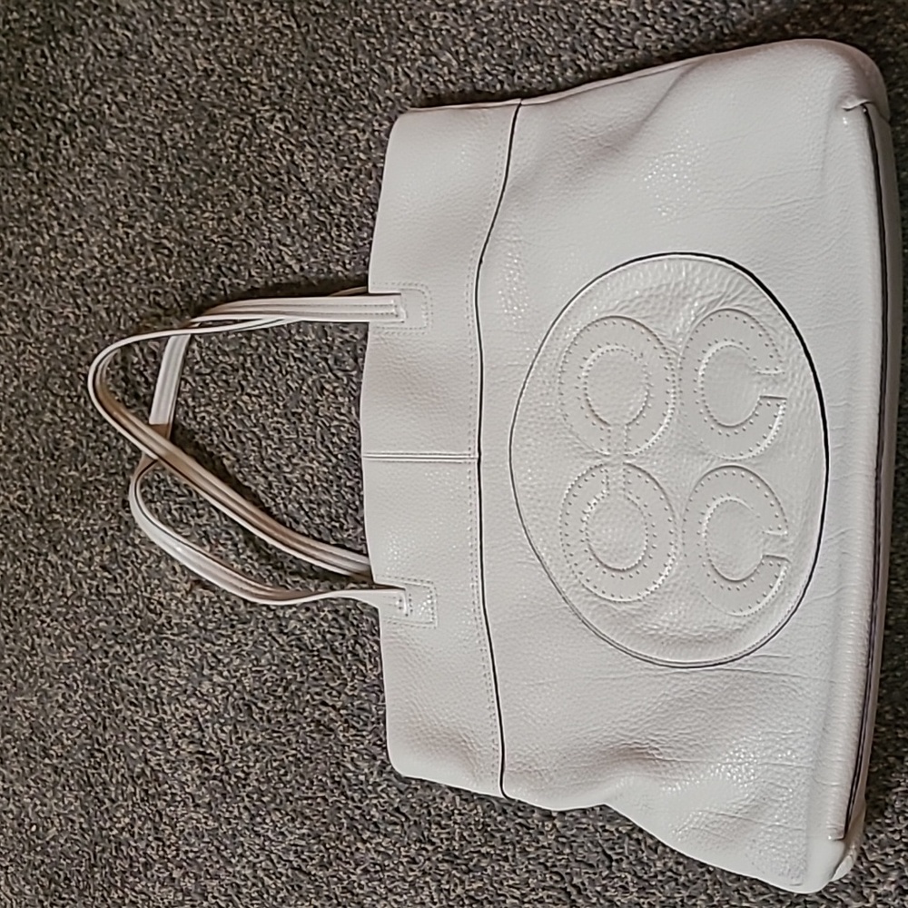 Coach Julia pebbled leather bag